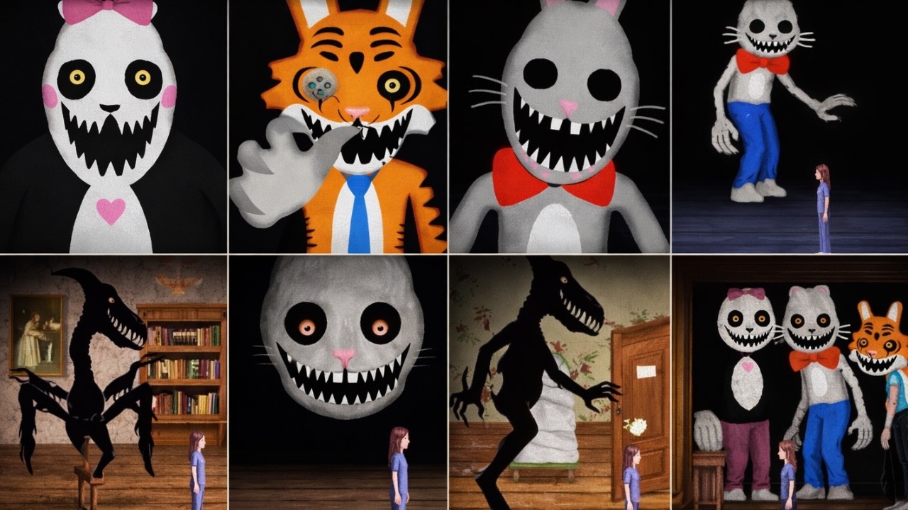 Mr Hopp's Playhouse 2 All Jumpscares