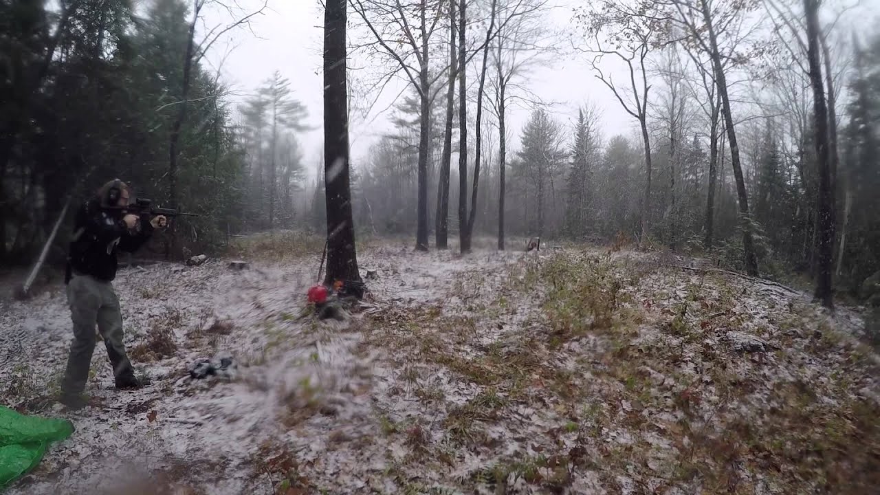 US ARMY Renegade - S&W AR15 - 3 inches of fresh Maine snow - 6lb Charge
