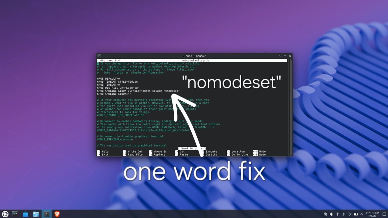 Предотвратить зависание Ubuntu после загрузки