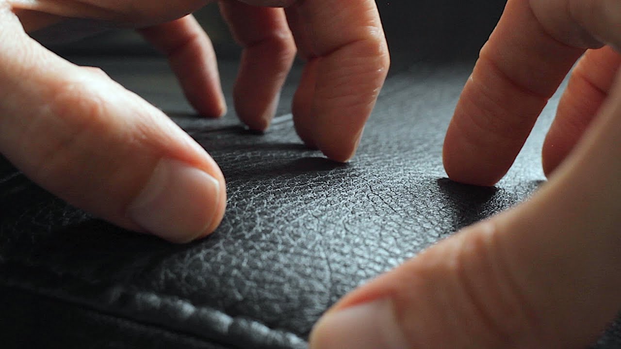 ASMR Leather Chair Tapping! (Binaural, No Talking)