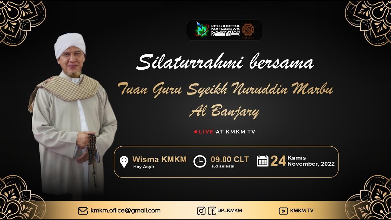 LIVE - Silaturrahmi bersama Tuan Guru Syekh Nuruddin Marbu Al Banjary