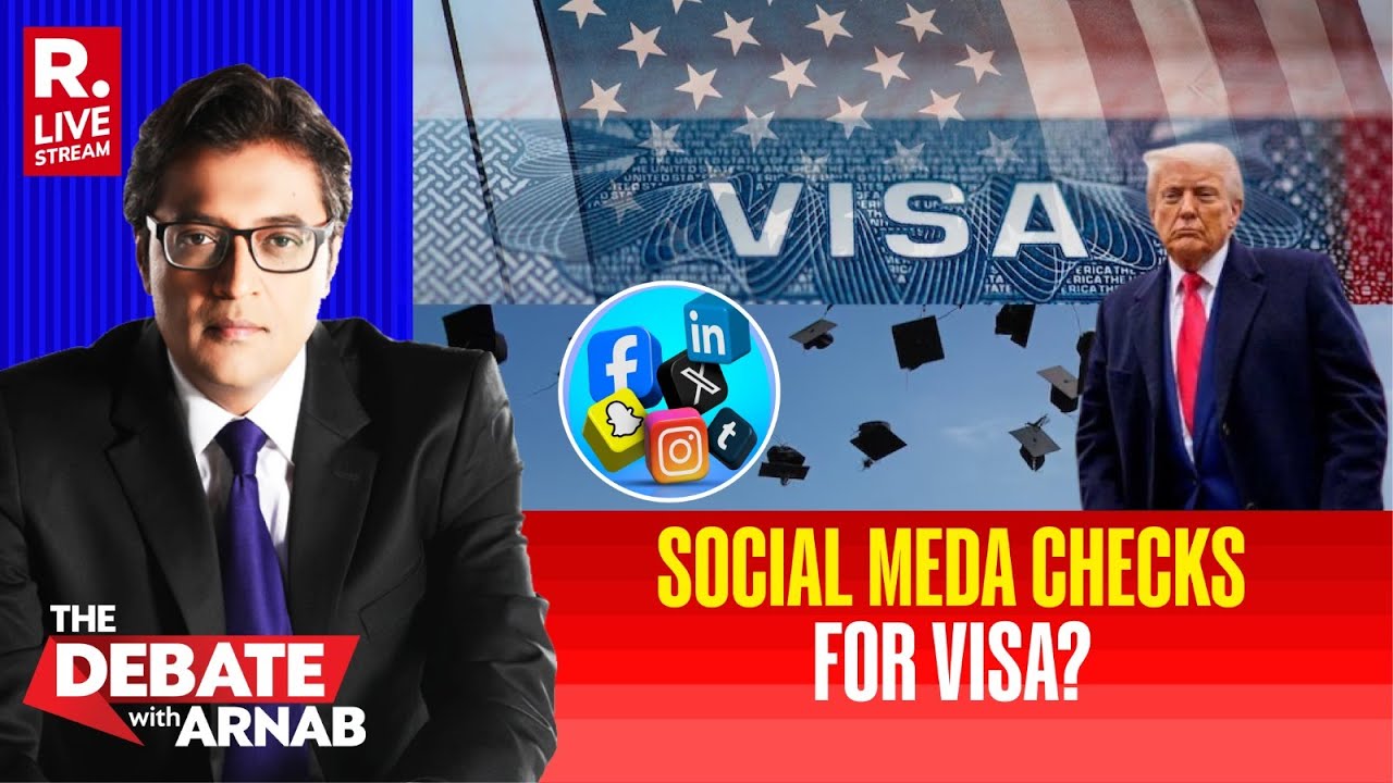 Debate With Arnab: US Imposes Social Media Screening Policy, Should India Reciprocate