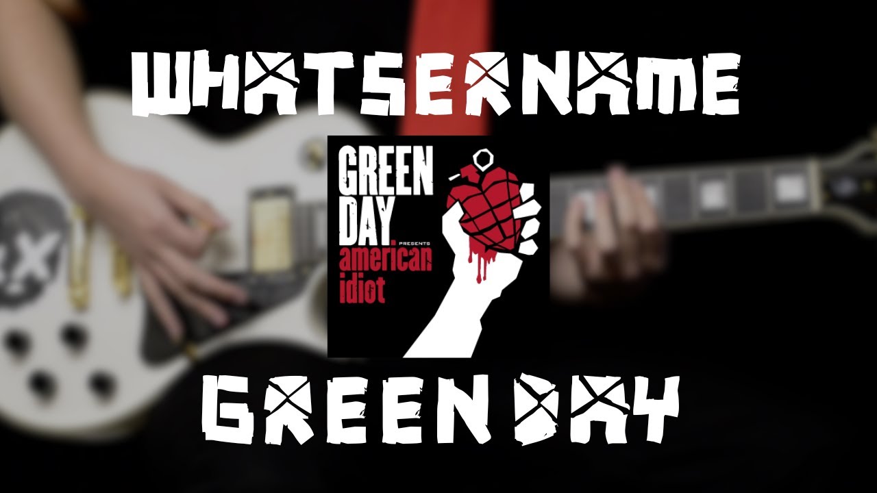 Green Day - Whatsername (Guitar Cover)