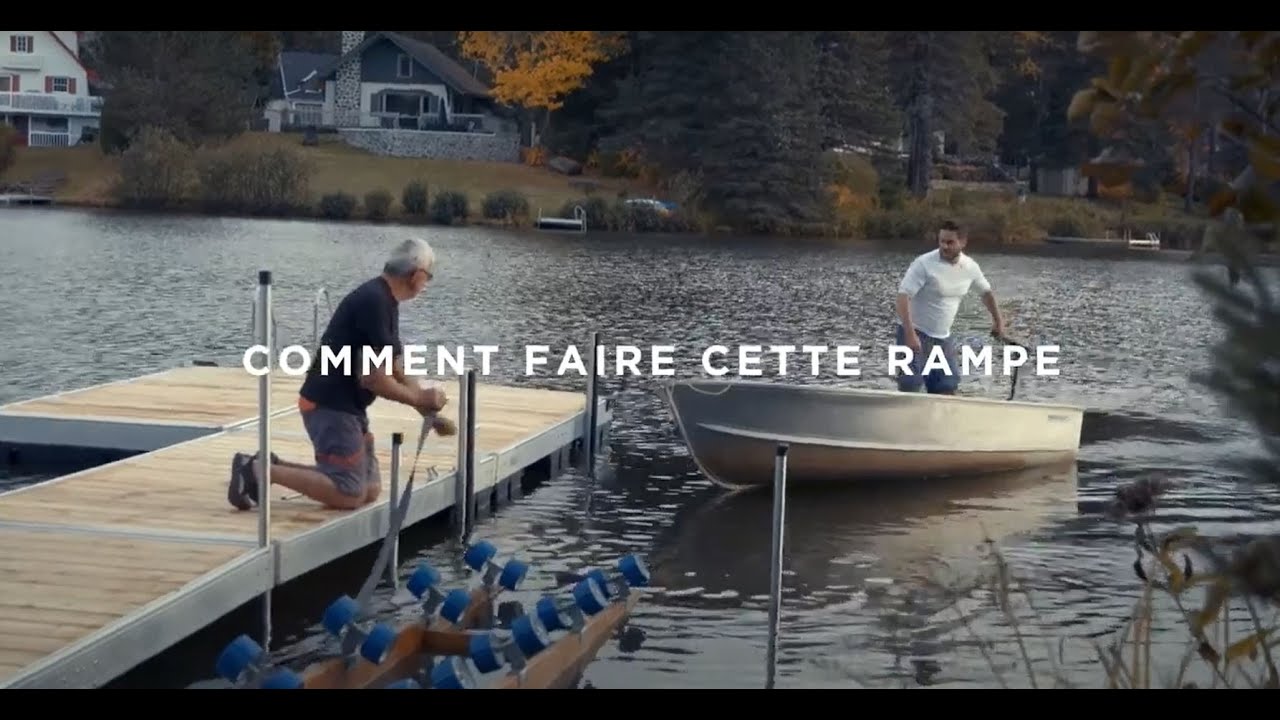 Rampe d’accès pour motomarine et petite embarcation - Capacité de 1200 lbs à 2500 lbs