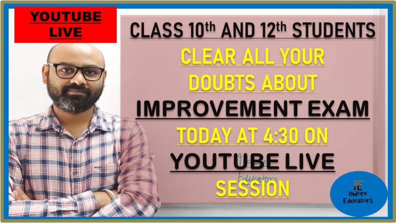 Clear your doubts about improvement exam for class 10 and 12 boards 2021