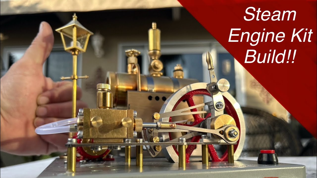 Сборка парового двигателя Стирлинга!! #stirlingkit #steamengine #trainbuilder