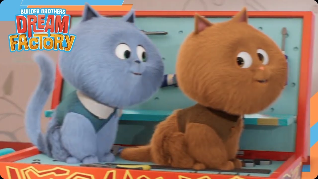 Sea Lion Chase at the Ferris Wheel! 🦭| Builder Brothers Dream Factory | Cartoons for Kids
