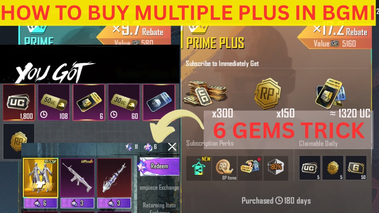 HOW TO BUY MULTIPLE PRIME PLUS IN BGMI NEW METHOD | HONOR EVENT TRICK