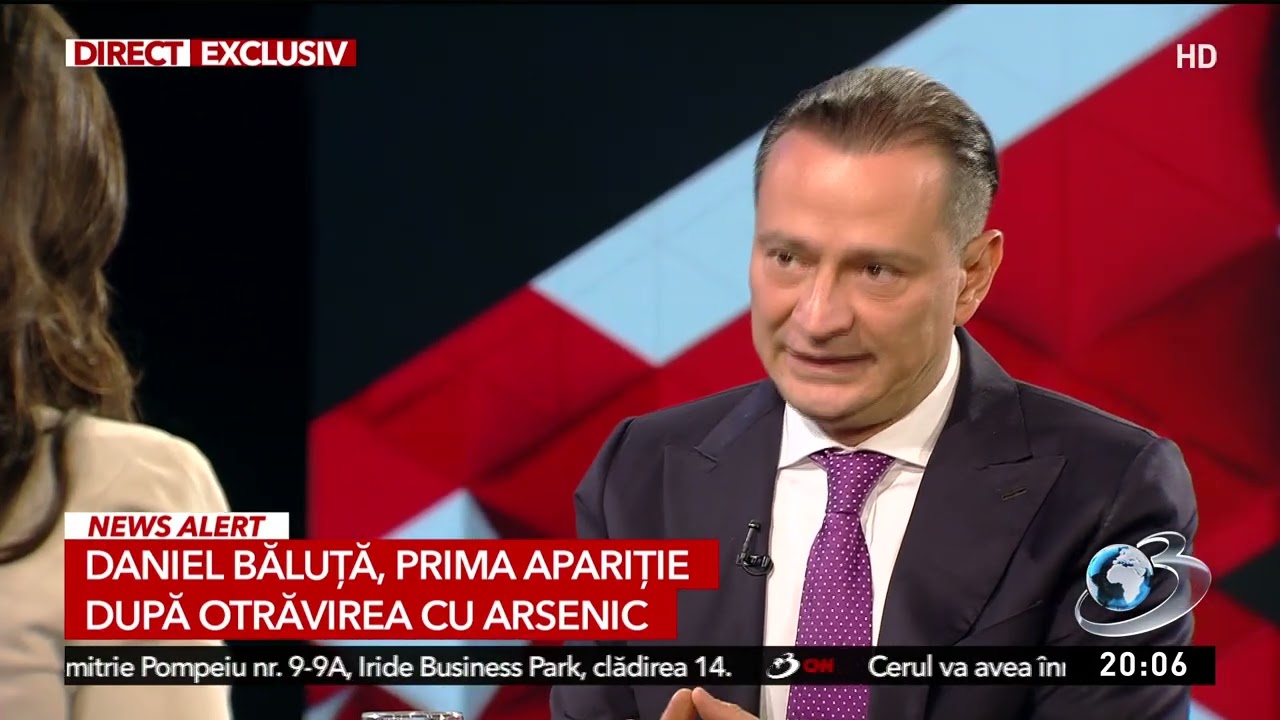 Daniel Băluță, prima apariție după otrăvirea cu arsenic | Ora de foc, 01.02.2026
