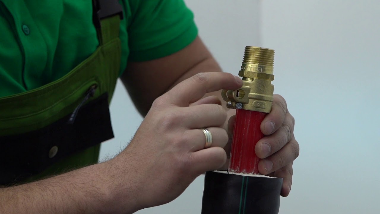 3.Tehnologija montaže predizolovanih fleksibilnih cevi-Prelaz navoj tip 2