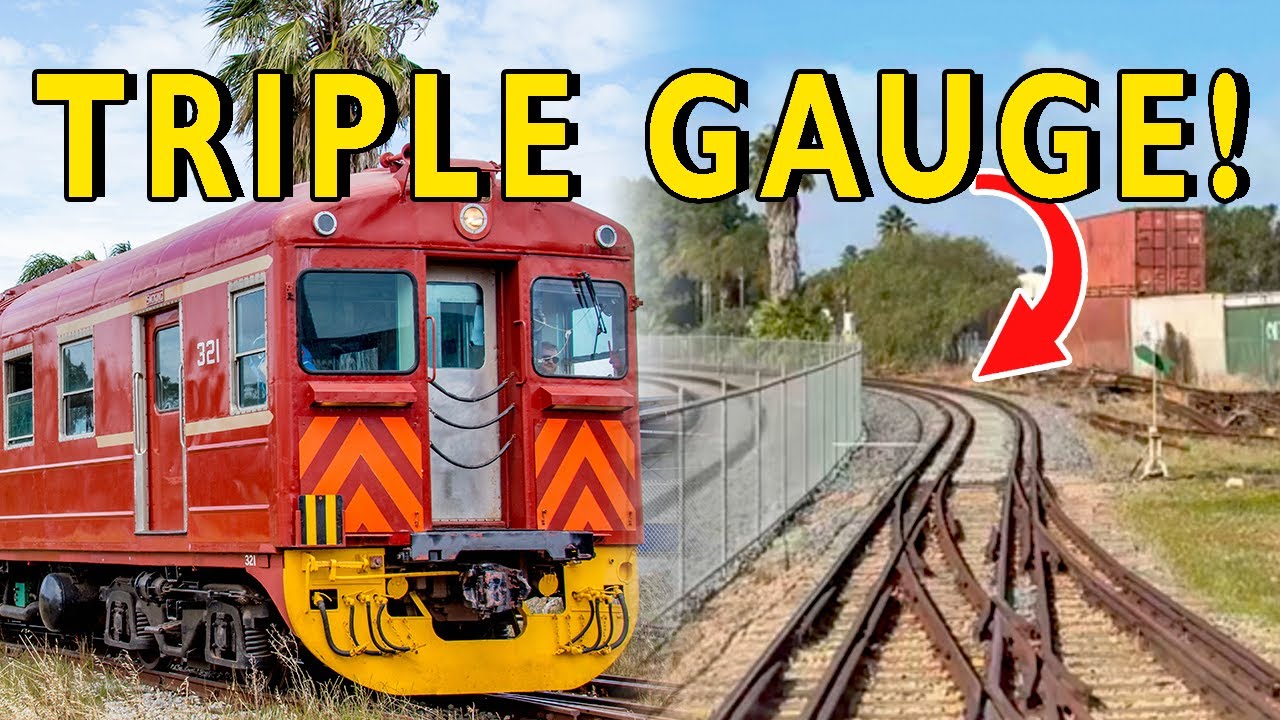 A MUST SEE! Australia’s only TRIPLE gauge railway! Train ride at NRM Port Adelaide! 