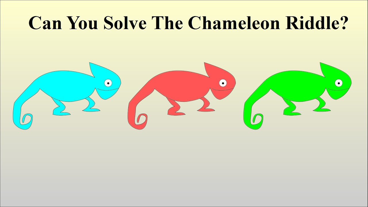 How To Solve The Chameleon Riddle
