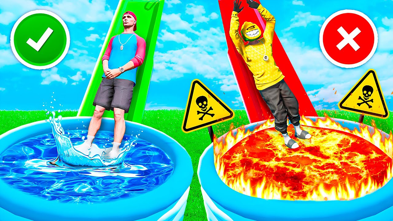WÄHLE nicht die FALSCHE WASSER RUTSCHE in GTA 5!