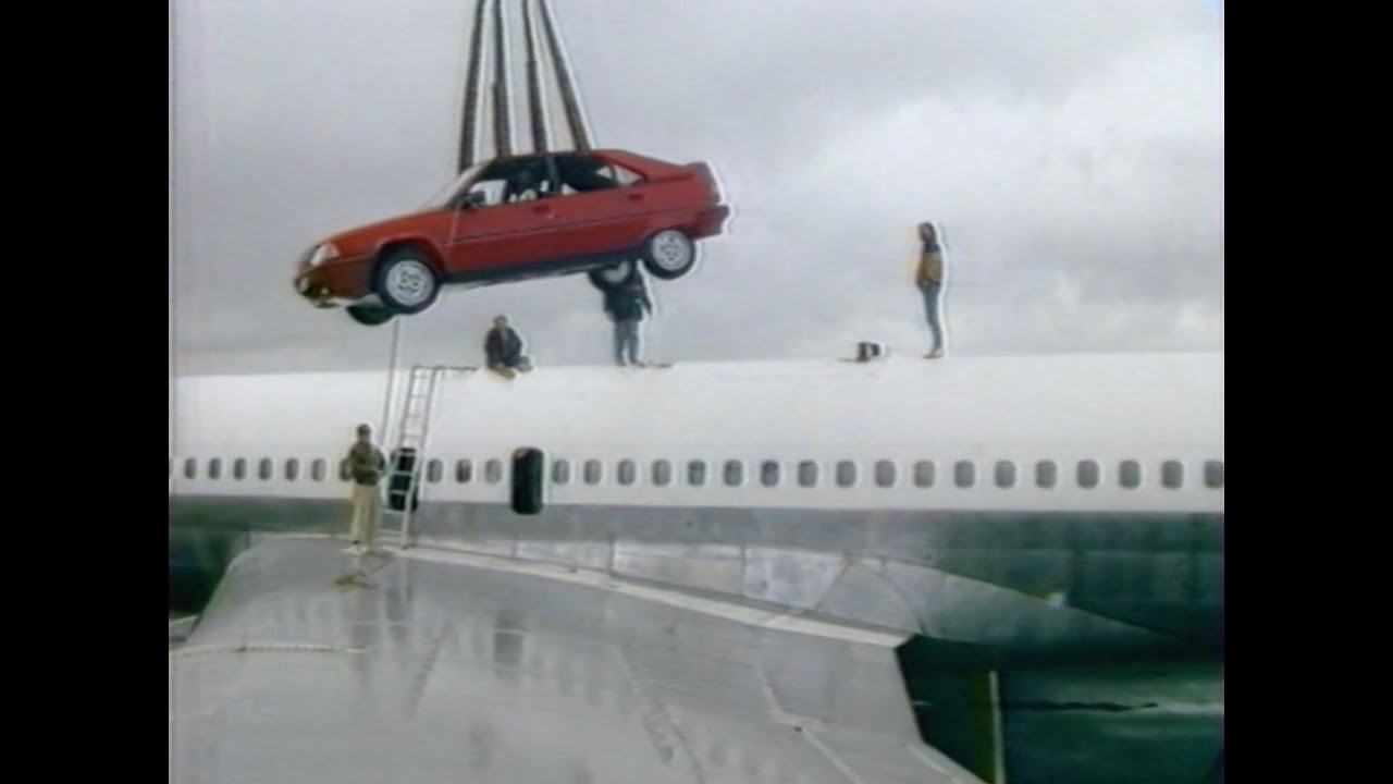 Citroën in INA archives - The unusual TV commercial shooting for Citroën BX