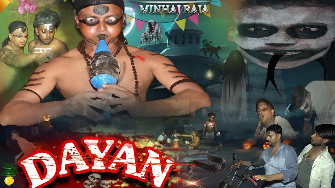 dayan ! comedy video2025 ! bhojpuri comedy minhajraja 👻👻!