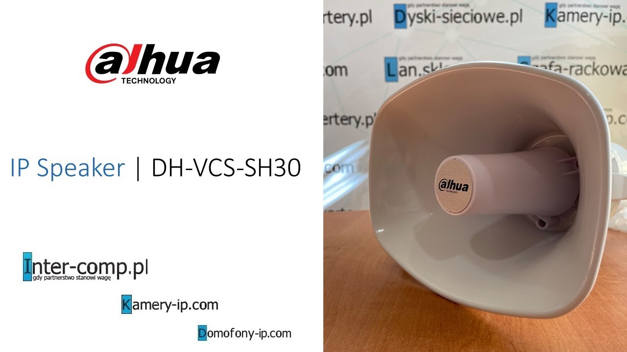 Dahua VCS-SH30 - głośnik IP zasilany przez PoE - www.kamery-ip.com