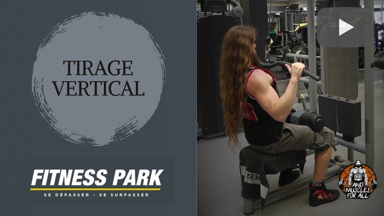 TIRAGE VERTICAL chez FITNESS PARK