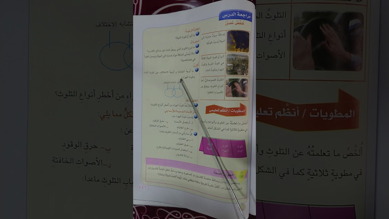 حل اسئلة صفحة 141 للصف الرابع الأبتدائي