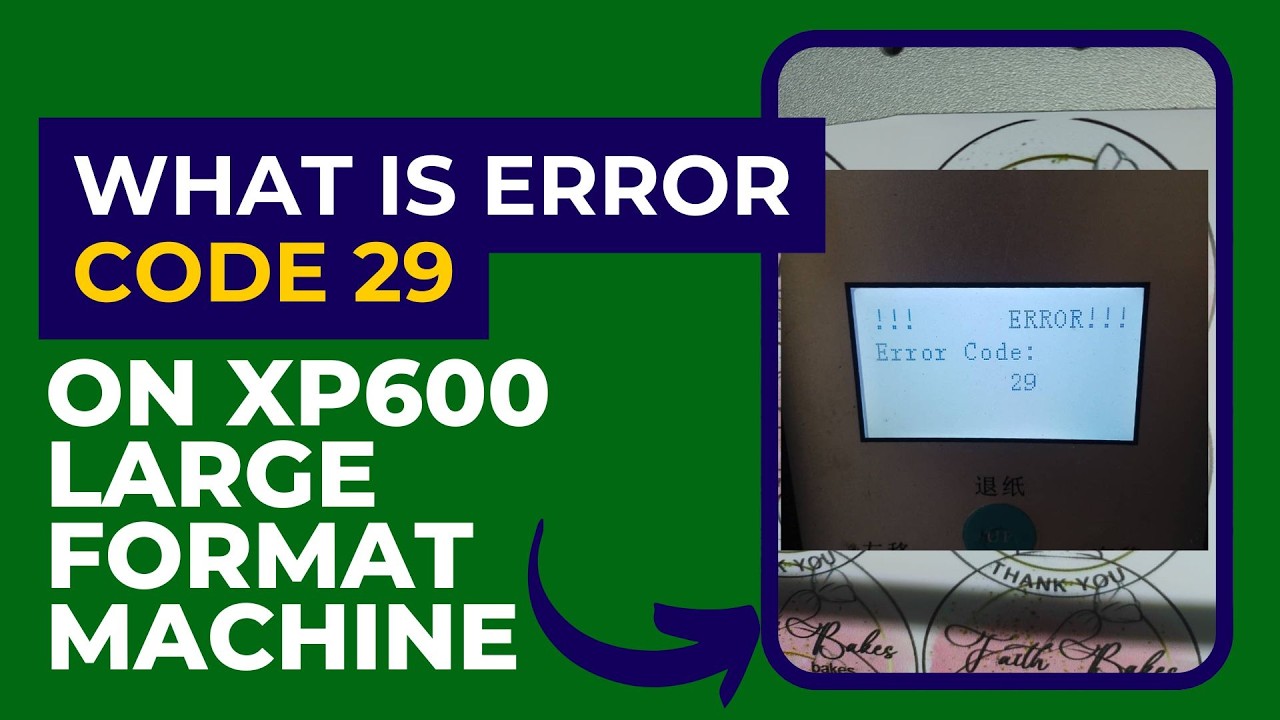 XP600 выдает ошибку 29? Это простое решение может спасти вашу печатающую головку.