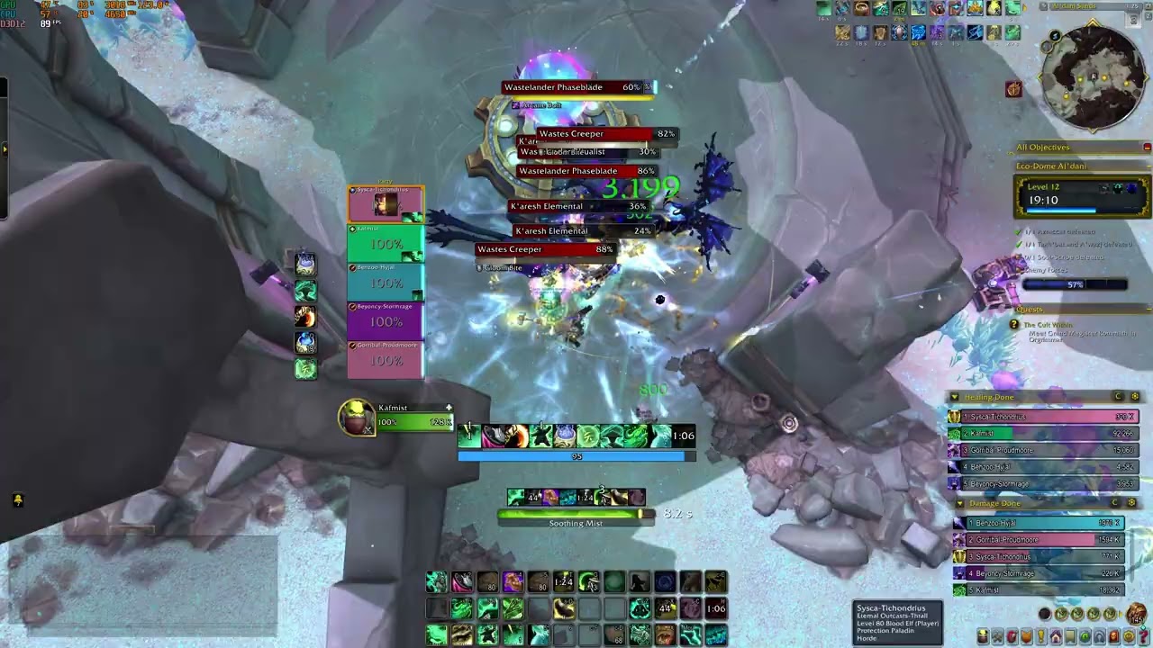World of Warcraft Midnight Prepatch - Eco Dome plus 12 - Mistweaver Monk Caster