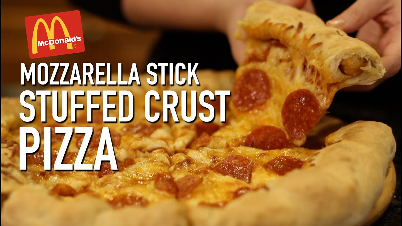 Mozzarella Stick Crust Pizza
