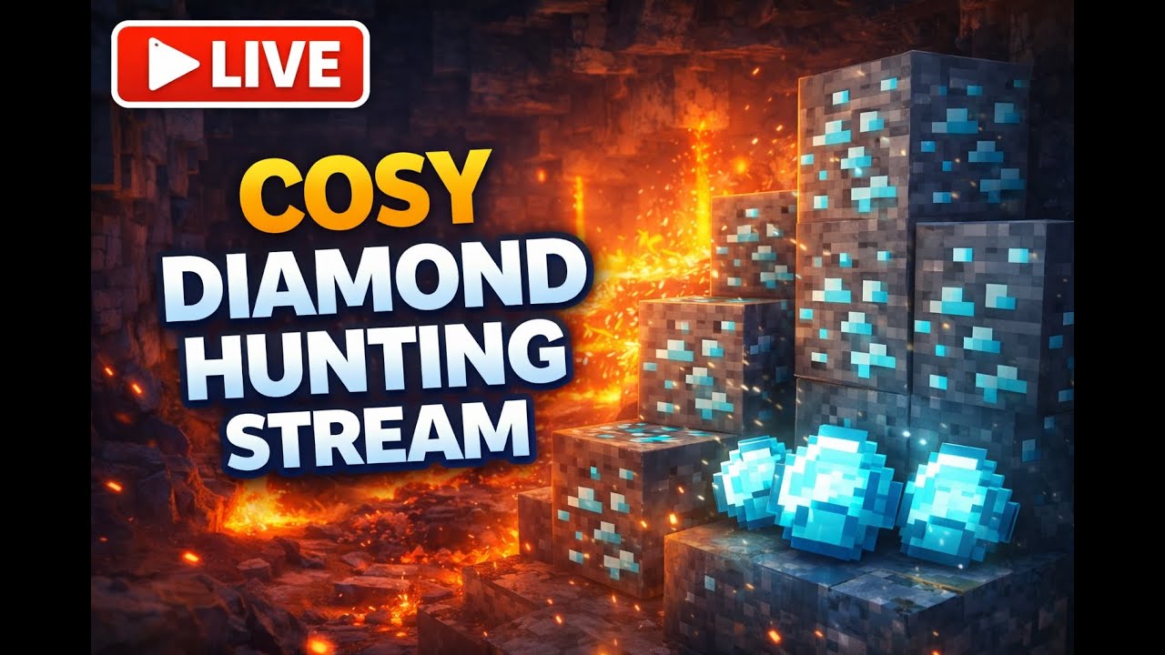 Cosy Minecraft Stream | EXP Grinding, Diamonds and Nether! ... Pls dont die...