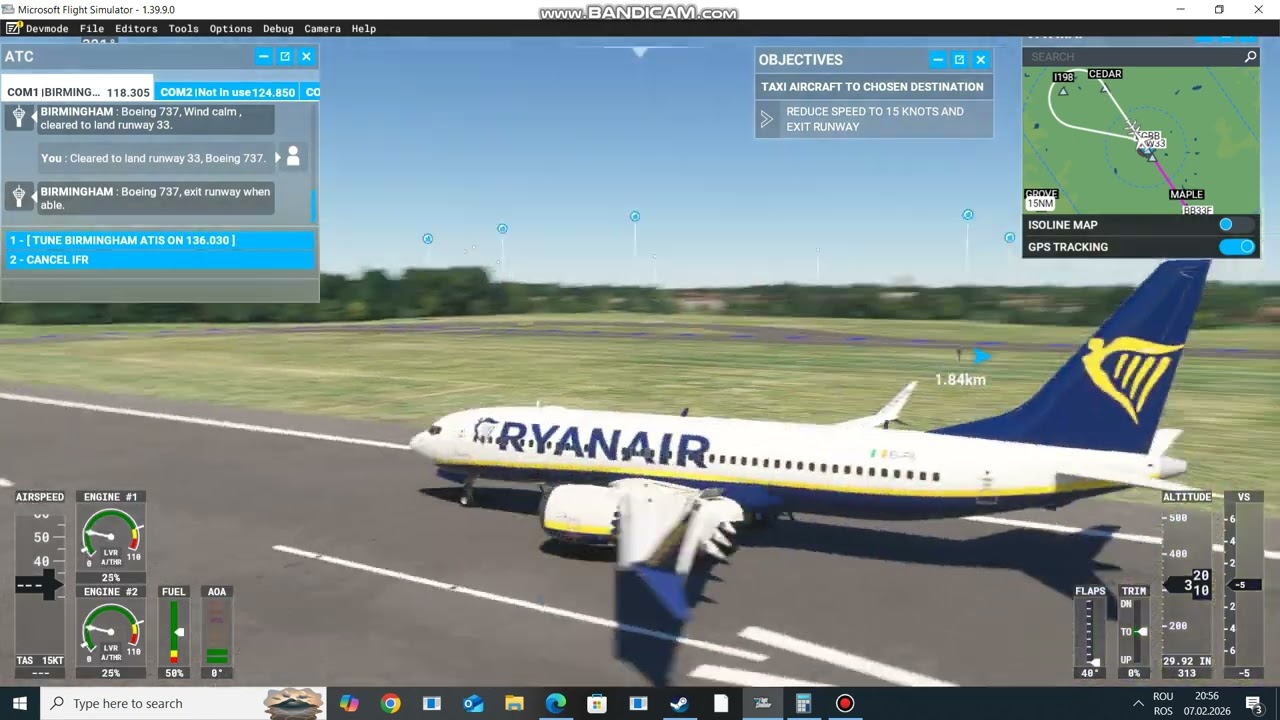 ATERIZARE PE AEROPORTUL INTERNAȚIONAL BIRMINGHAM🇬🇧, RUTA BUCUREȘTI🇷🇴 - BIRMINGHAM🇬🇧, CU RYANAIR