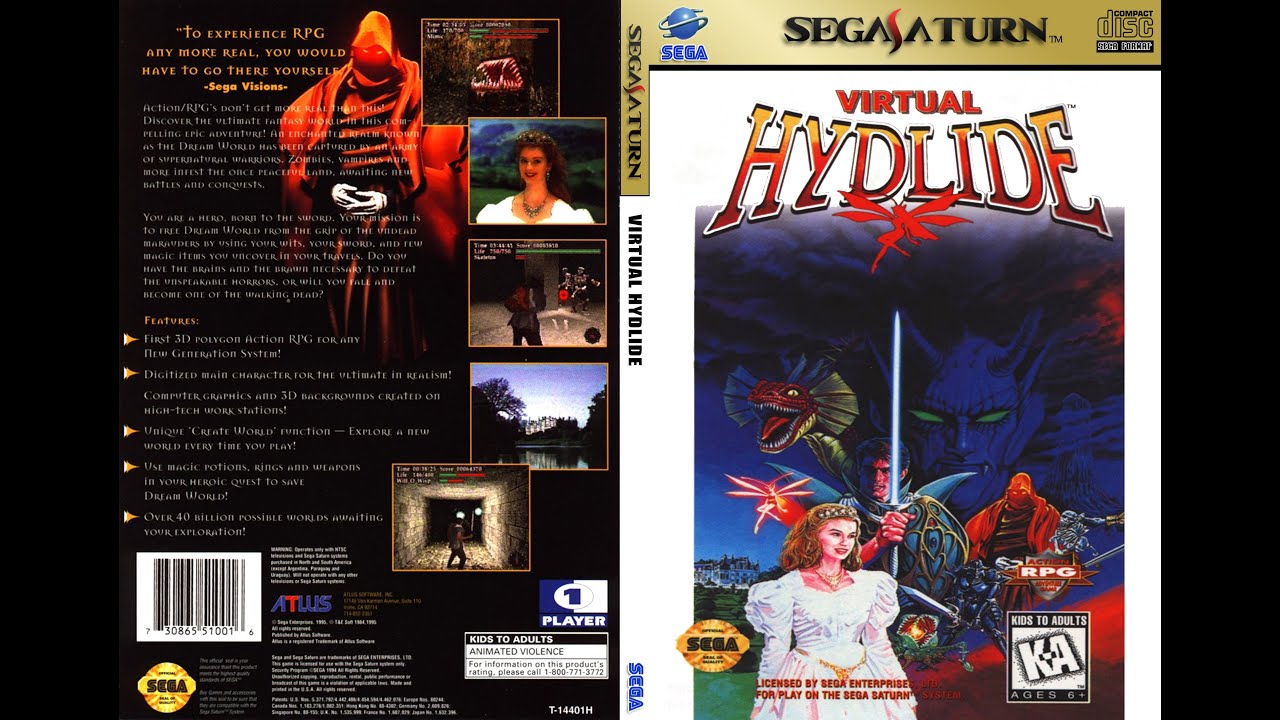 Gramy w Crapa ! - Virtual Hydlide | Jedno z Najdziwniejszych RPG Lat 90. | SEGA Saturn LIVE