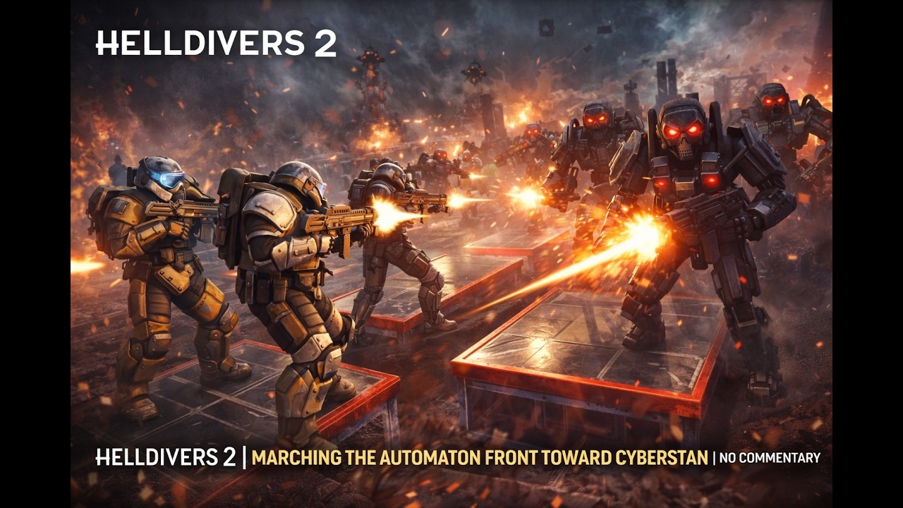 Helldivers 2 | Marching the Automaton Front Toward Cyberstan | No Commentary