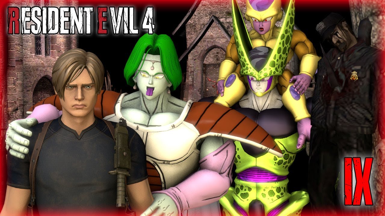 CELL SHOWED UP! Frieza And Zarbon Play RE4 Remake Part 9!