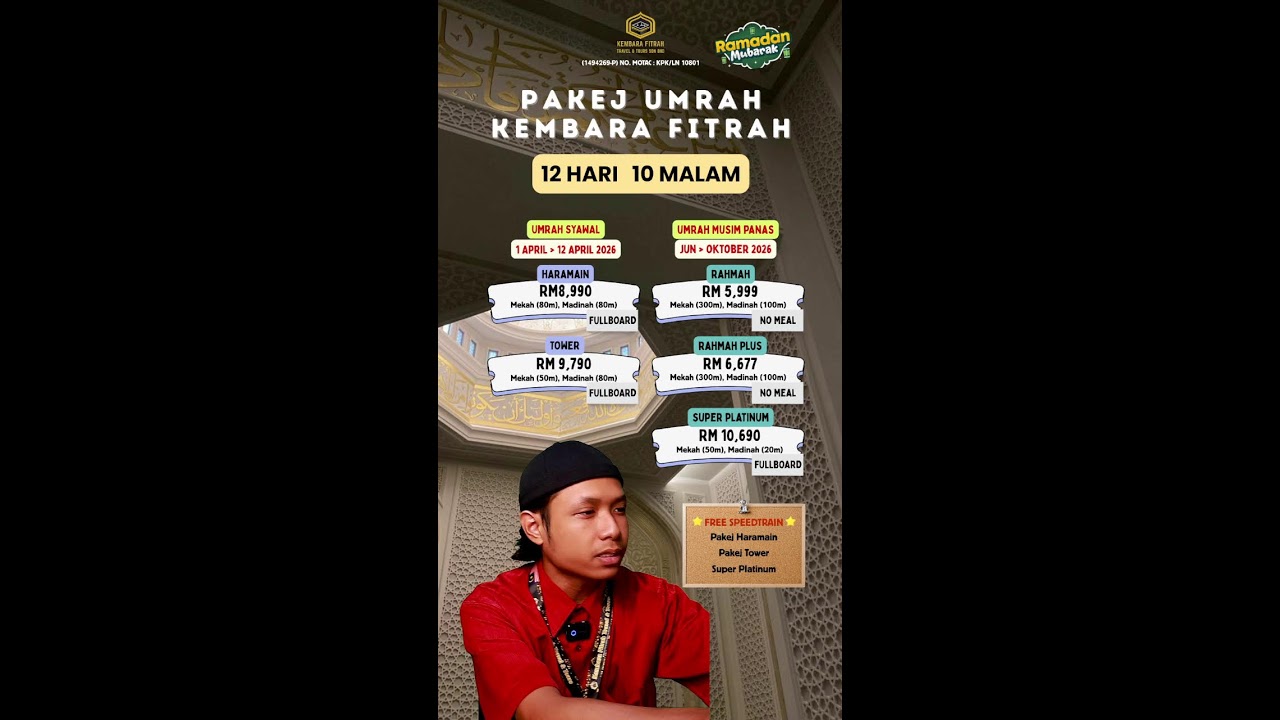 UMRAH SYAWAL BERSAMA KEMBARA FITRAH TRAVEL