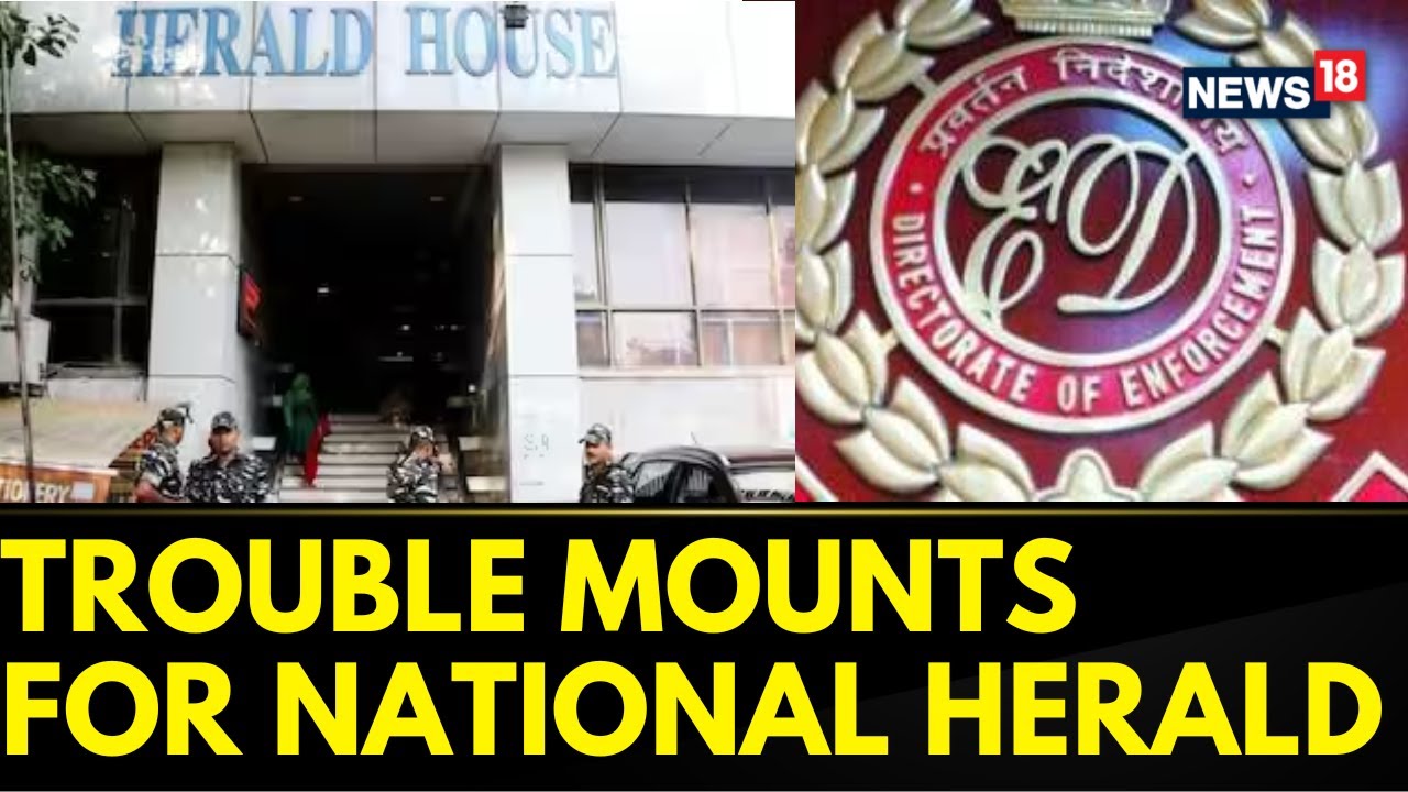National Herald Case News | Trouble Mounts As ED Announced The Attachment Of Assets Worth Crores