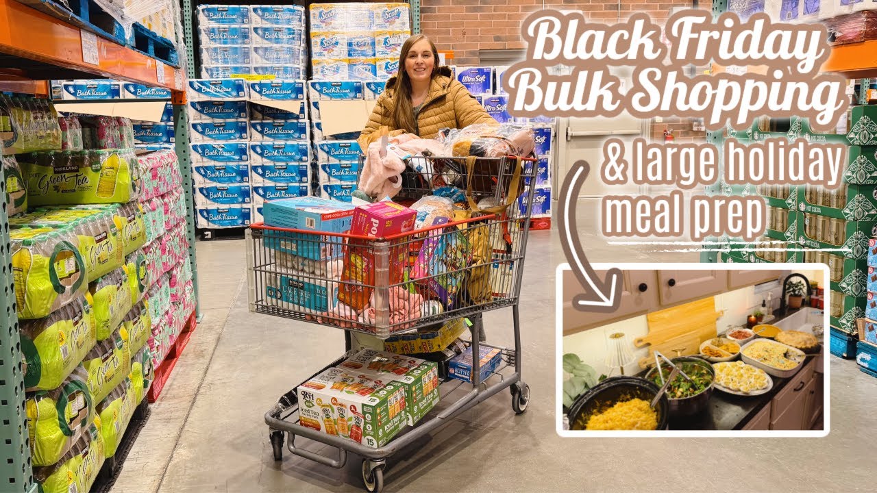 Duże świąteczne przygotowywanie posiłk&oacute;w i zakupy hurtowe