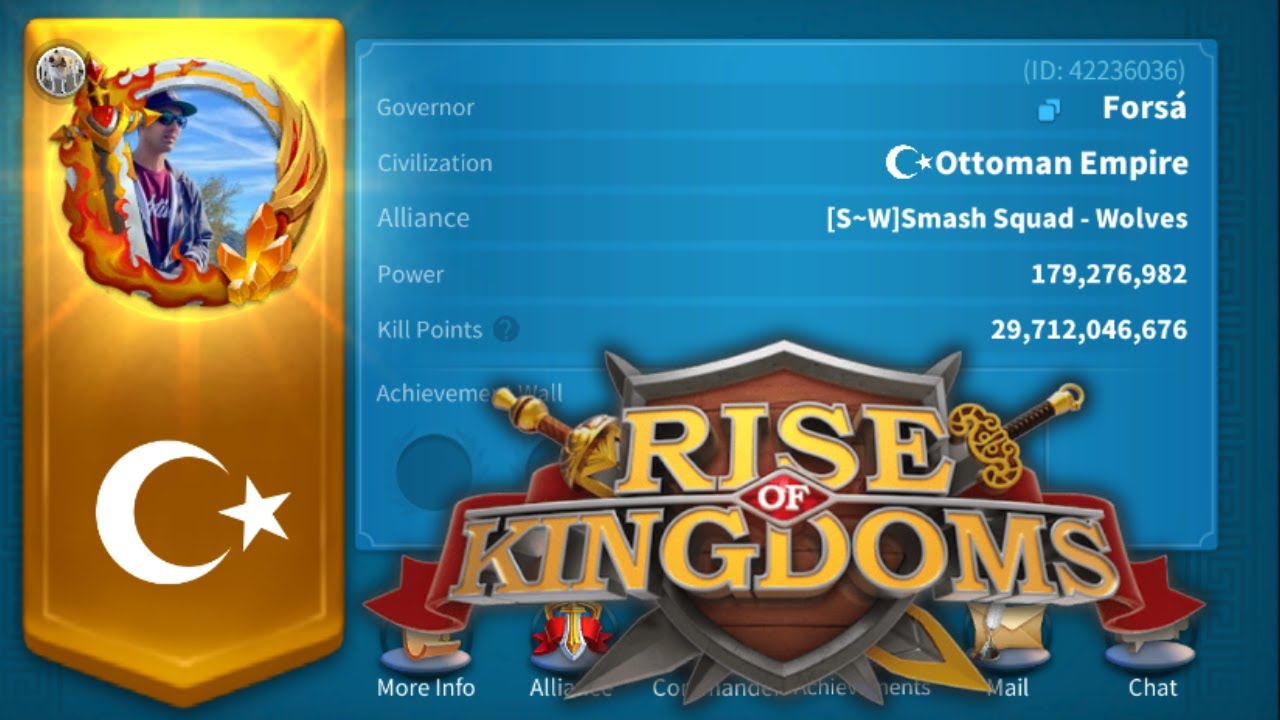 Обзор аккаунта Fors&aacute; (ПОТРАЧЕНО $200 000 +) | Взгляд изнутри на кита Kraken из Rise of Kingdoms!