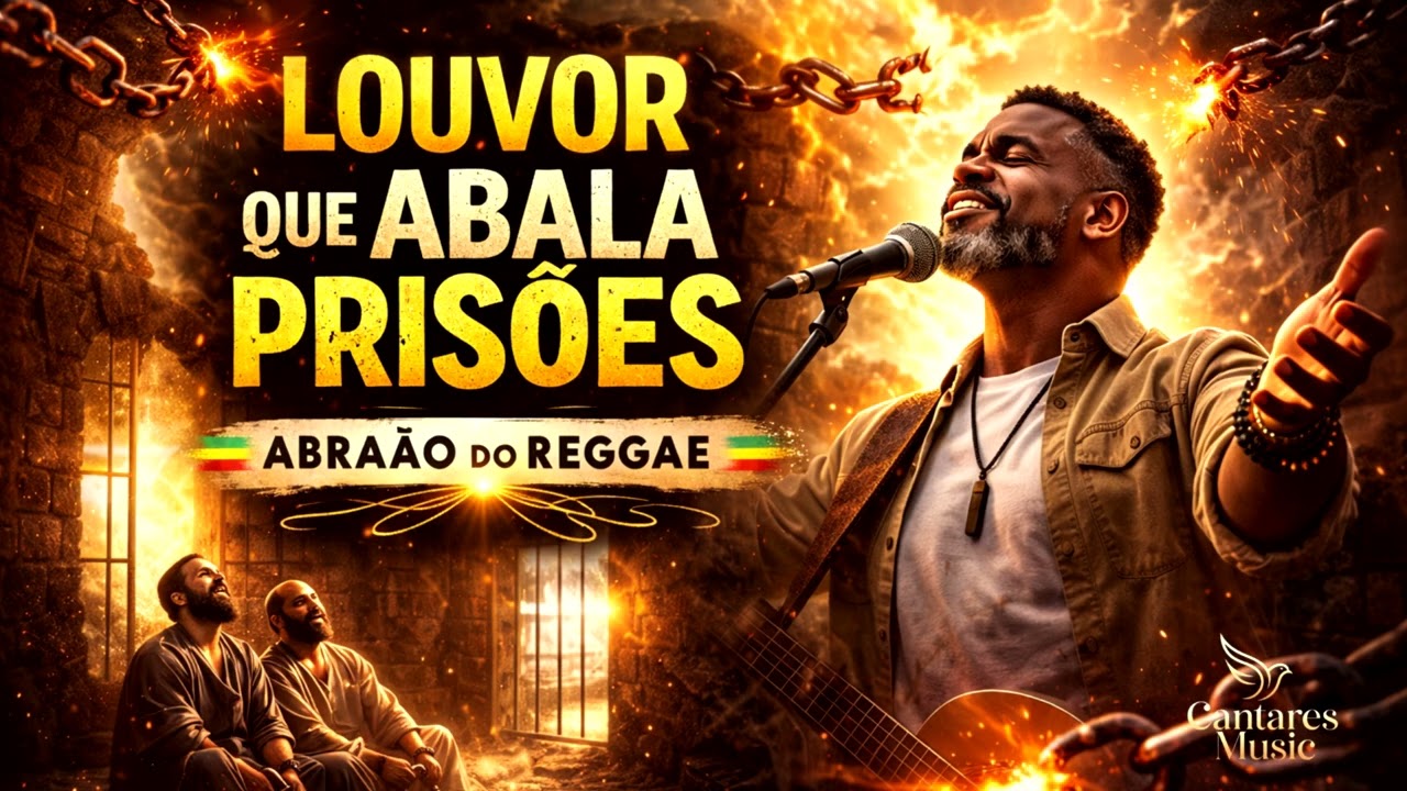 🔥 À MEIA-NOITE ELES CANTARAM… E A PRISÃO TREMEU | ABRAÃO DO REGGAE | Reggae Gospel Poderoso