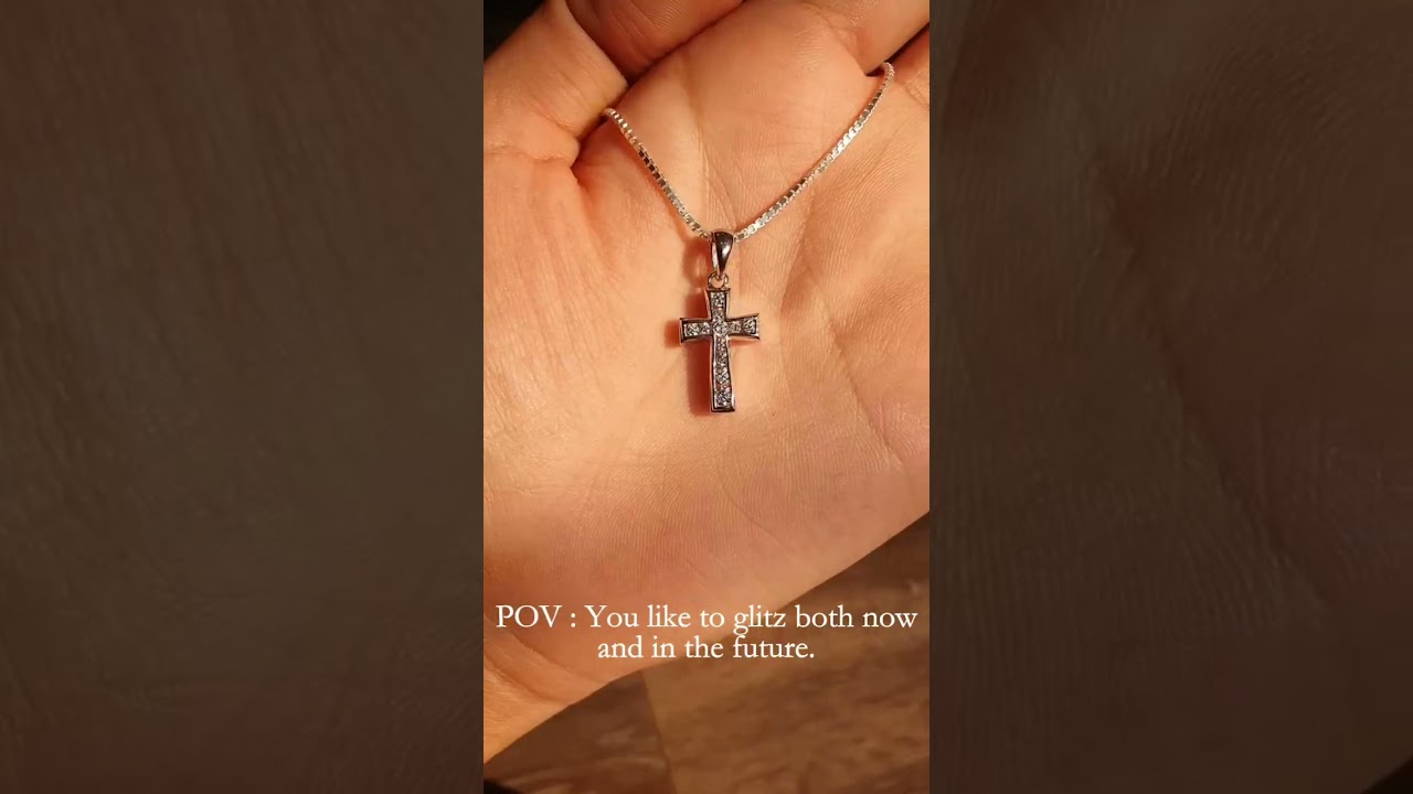 Cross Diamond Pendant, 