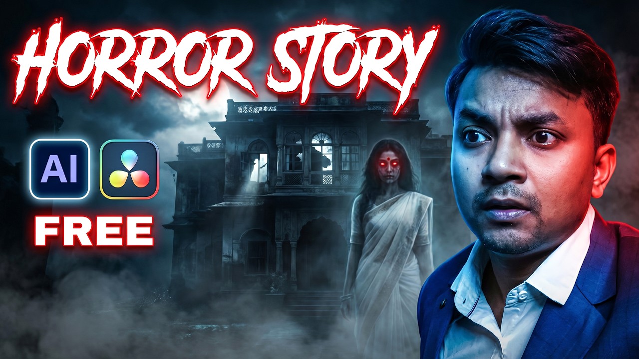Make FREE AI Horror Stories in Davinci Resolve NOW