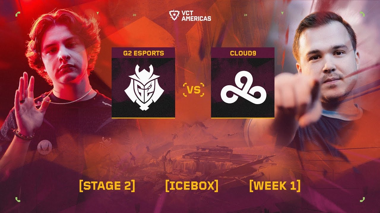 G2 Esports vs Cloud9 - VCT Americas Stage 2 - W1D3 - Map 2