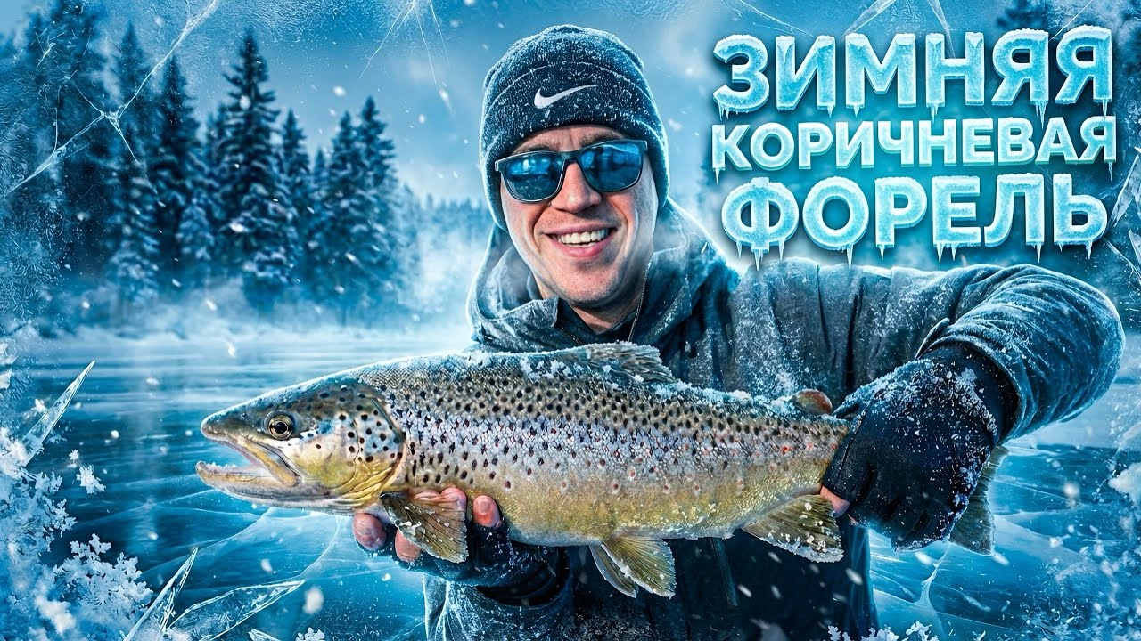 Рыбалка в Канаде зимой на коричневую форель ❄️ Brown Trout | Canada 🇨🇦 
