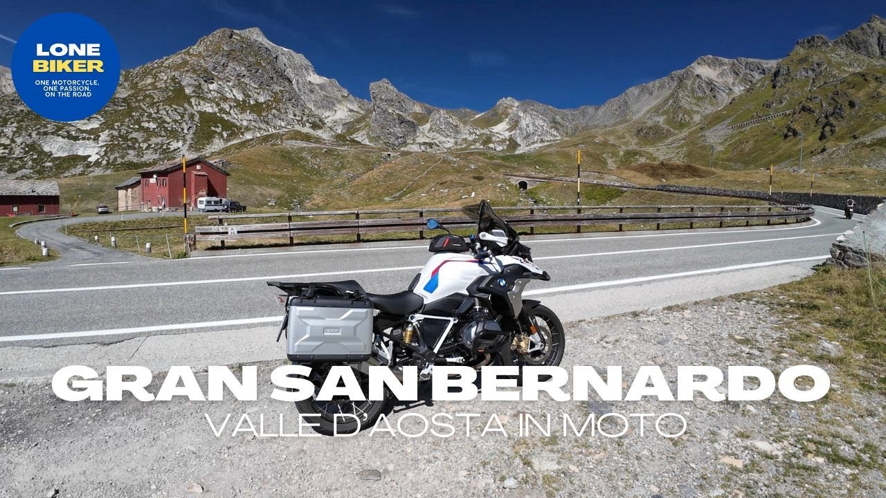 Passo Gran San Bernardo in moto - BMW R1250 GS - #djiosmoaction4