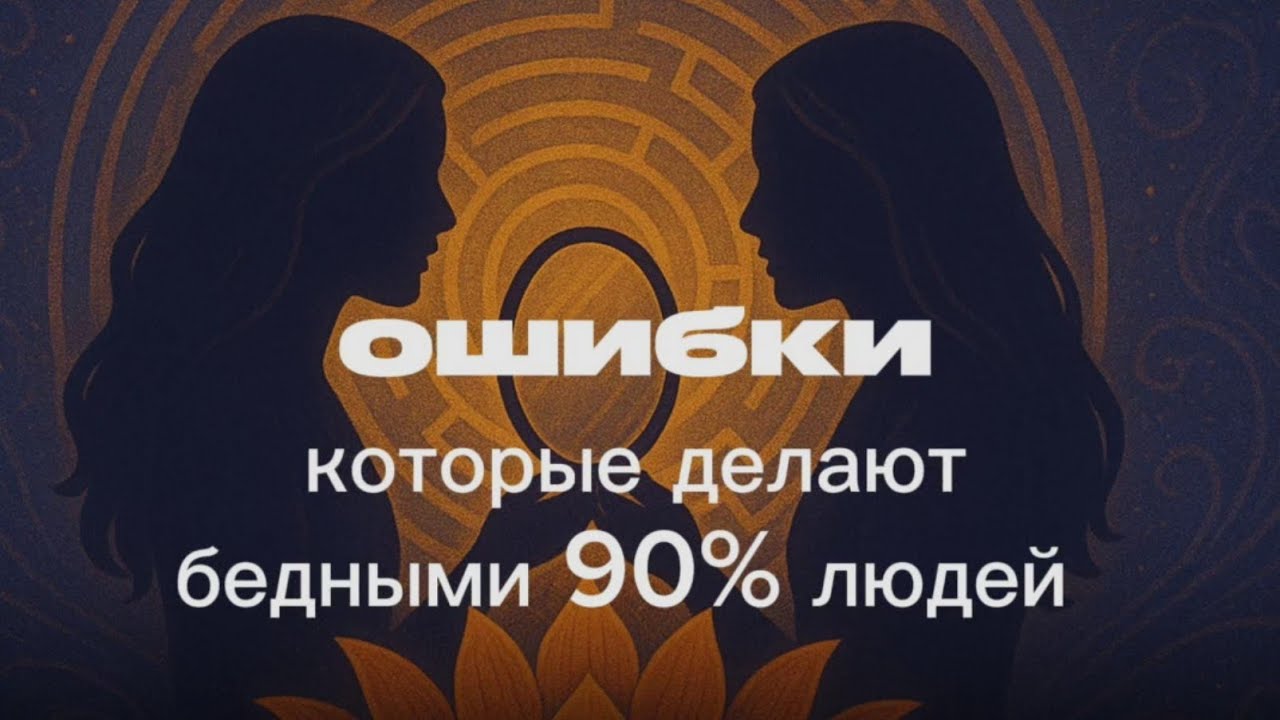 Ошибки, которые делают бедными 90% людей