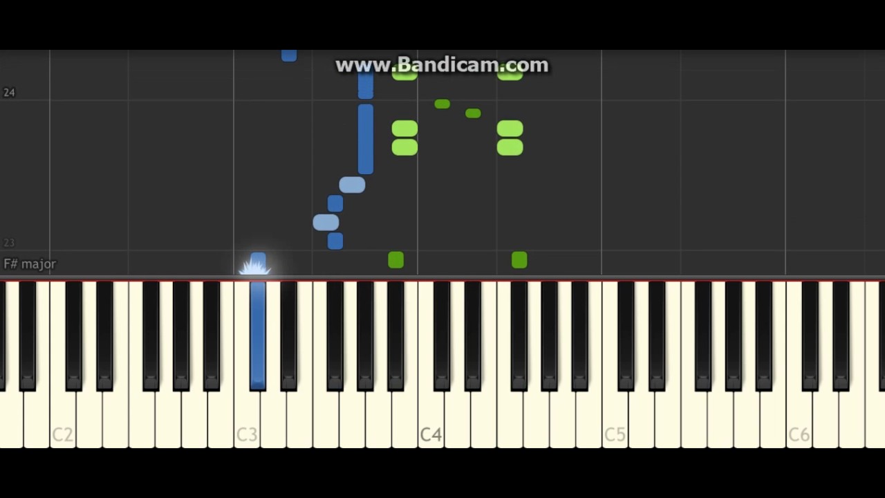 Beyer No  8 Synthesia Piano Tutorial