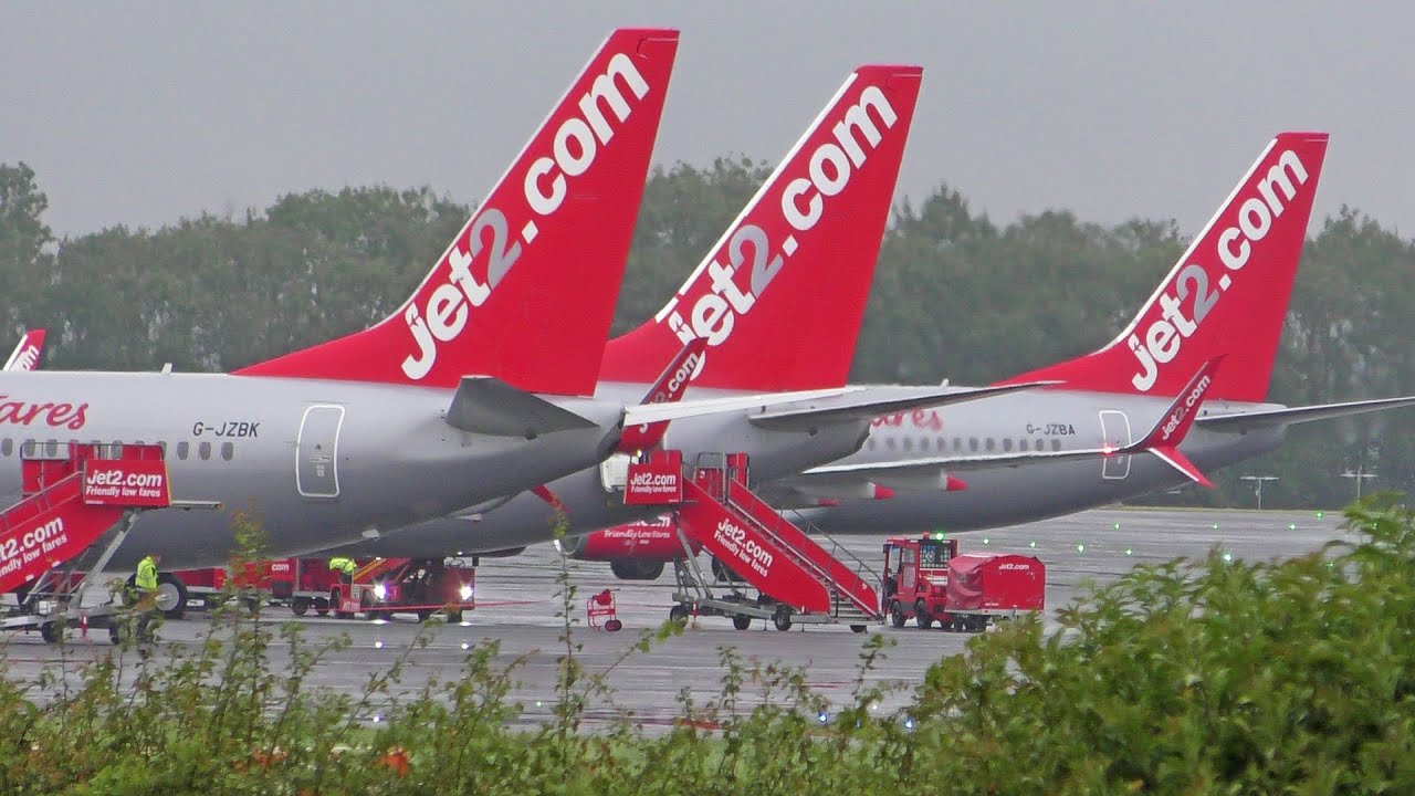 🔴Low Visibility Monday Planespotting at Newcastle Airport | 2cnd of September 2024