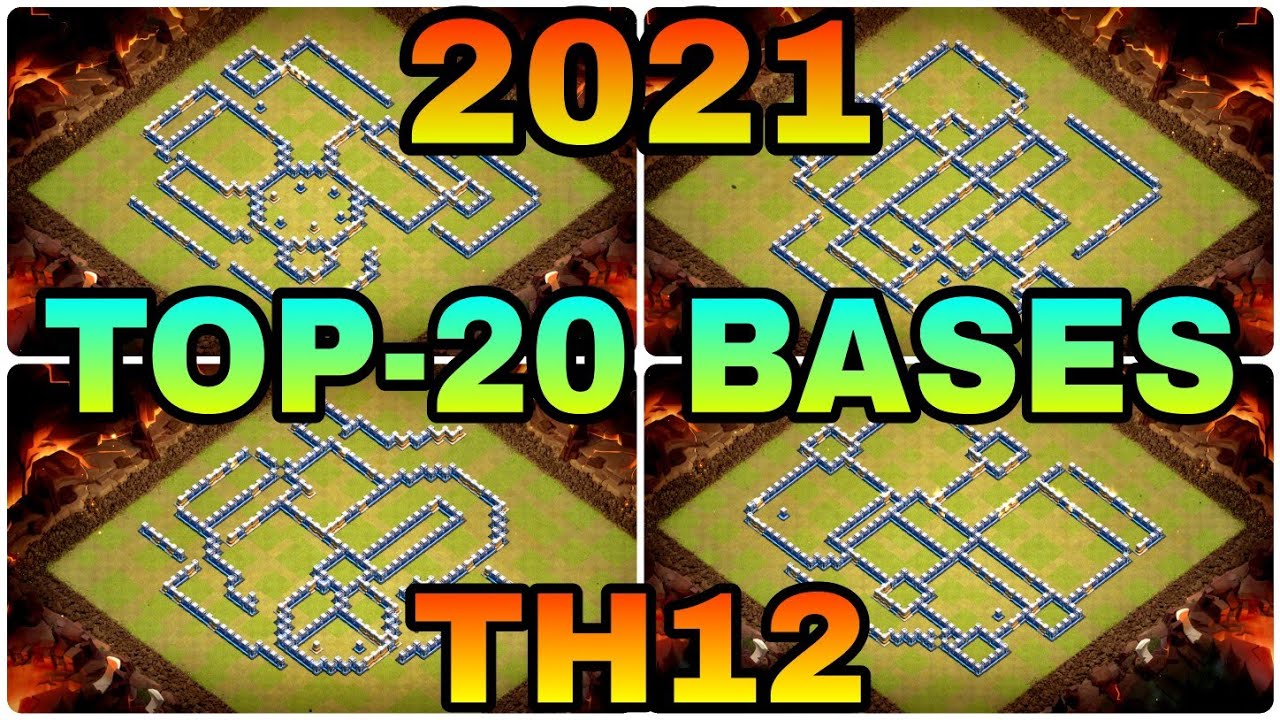 TOP-20 NEW TH12 LEAGUE WAR BASES WITH LINKS | TH12 WAR BASES COC | BEST TH12 WAR BASE LINKS | COC