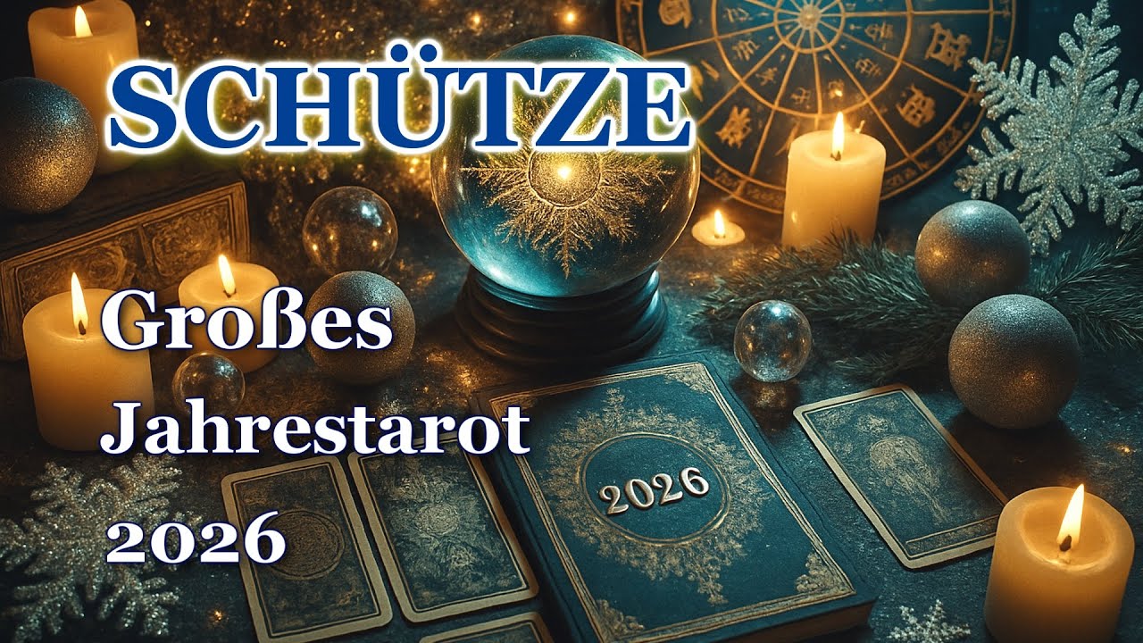 🌟💫Großes Jahrestarot 2026 für Schütze – 12 Häuser, 12 Lebensbereiche✨💫🍀🌟