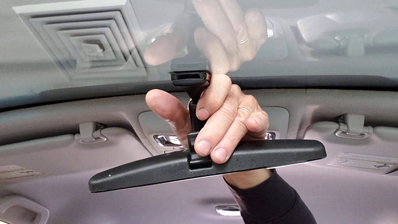 rear view mirror Subaru forester 2009-13 Rear view mirror removal