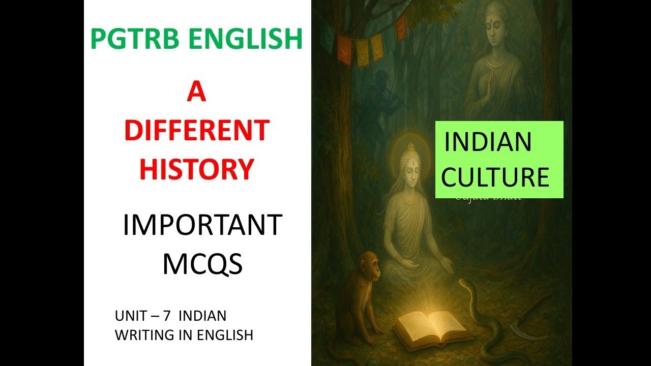 Quiz on A DIFFERENT HISTORY by Sujata Bhatt #pgtrbenglish #pgtrb #pgtrb2025 #trb #poemsummary