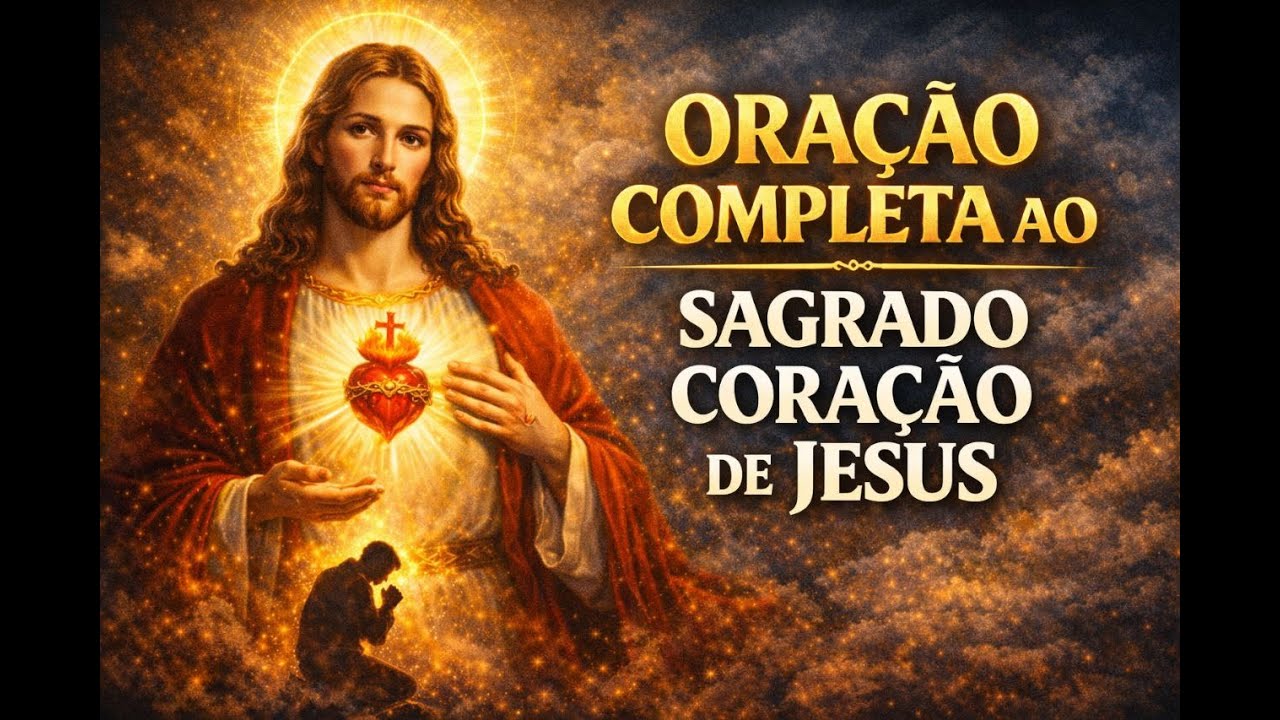 ORAÇÃO COMPLETA AO SAGRADO CORAÇÃO DE JESUS | ENTREGA, CURA E MISERICÓRDIA