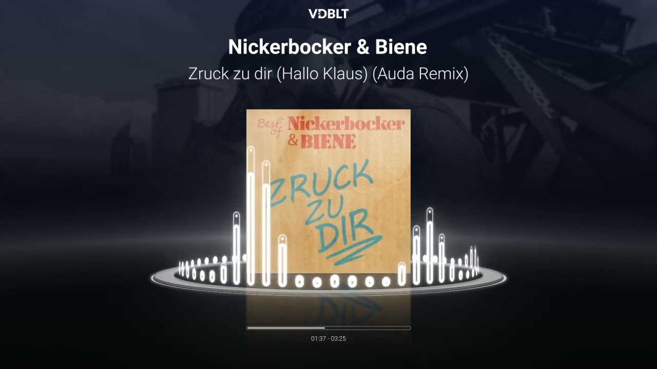 Nickerbocker & Biene - Zruck zu dir (Hallo Klaus) (Auda Remix)