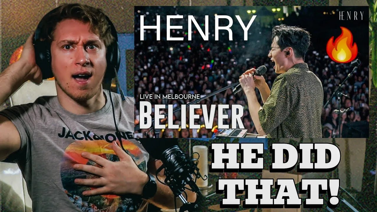 HENRY 'Believer' Live in Melbourne | Richards Infinity Reacts